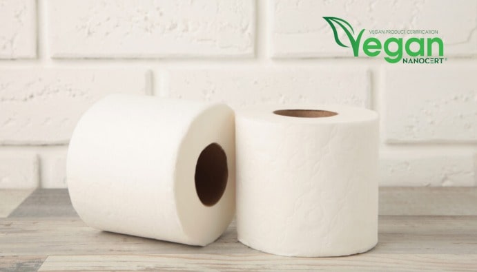 Certificat de papier toilette végétalien